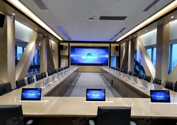 itc Professional Sound System, Recording System, and Paperless Conference System applied in Shanghai Techsun Group