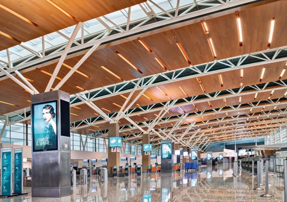 itc one-stop audiovisual solution in the airport